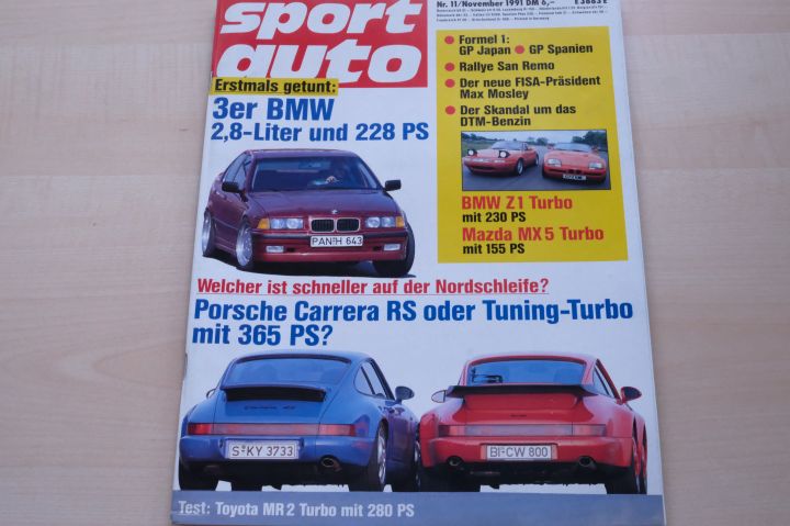 Sport Auto 11/1991